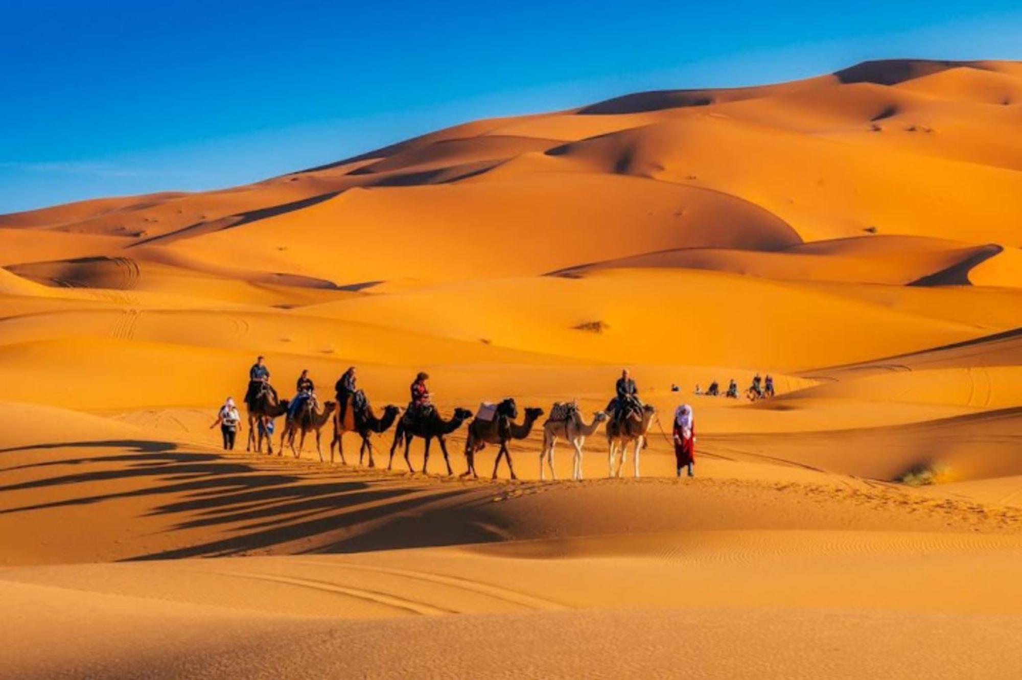 Sahara desert camp Merzouga Bagian luar foto